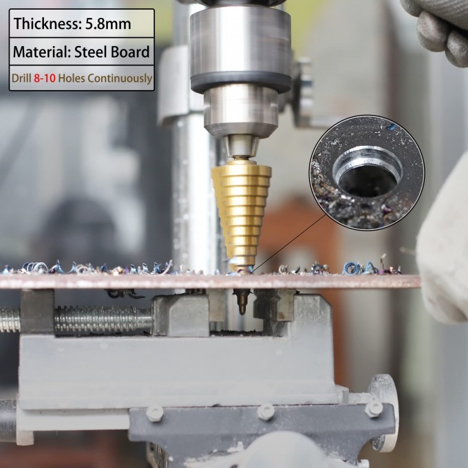 3PCS HSS Step Bits