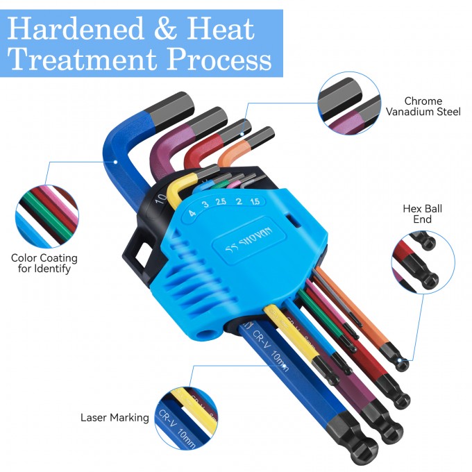 18PCS Allen Key Set