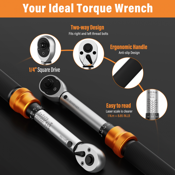 13PCS Torque Wrench Set