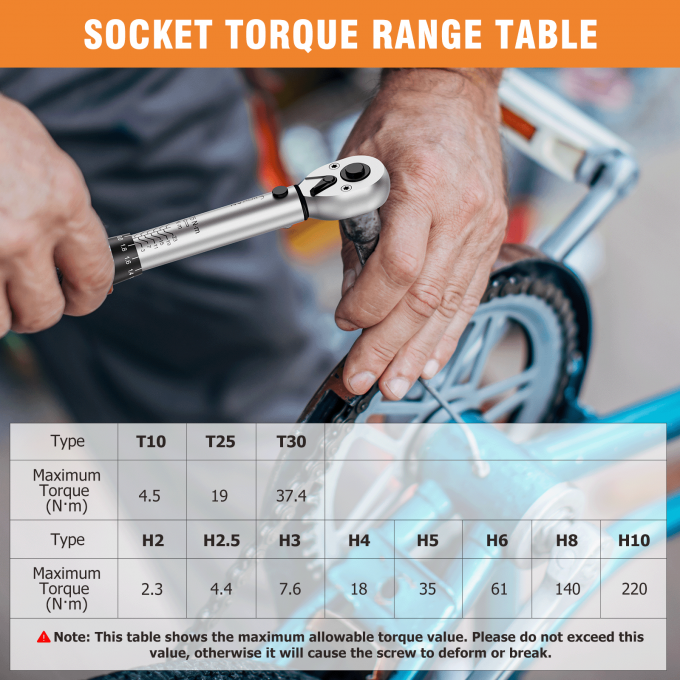 13PCS Torque Wrench Set
